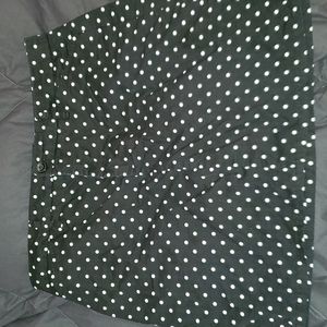 Polka dot skort
